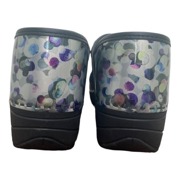 Dansko New Women's XP 2.0 Clogs Multi-dot Patent size 38 - Picture 12 of 13